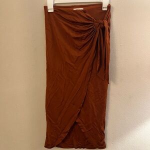 Anthropologie Maeve Petra Tied Skirt